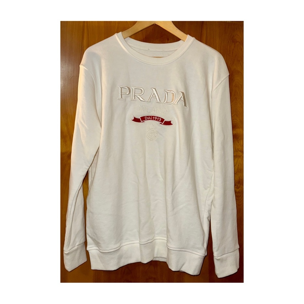 Prada Milano Crewneck Sweatshirt Mens Size Large